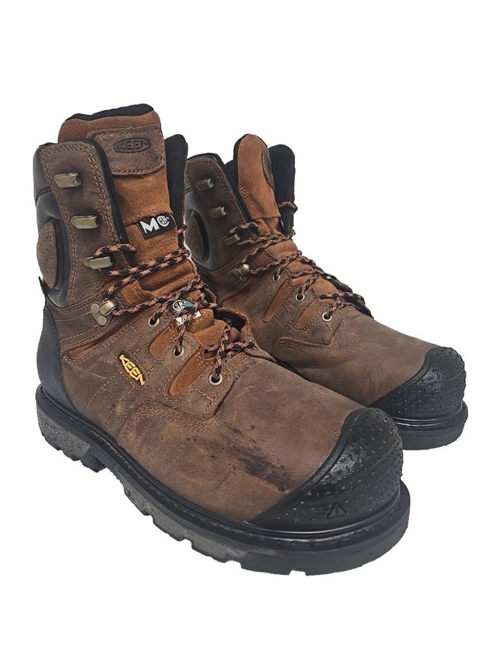 Keen Men's 8" Camden Carbon-Fiber-Toe CSA WP Work Boot 1027693EE Brown 11.5 EE